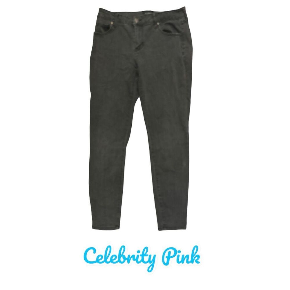 Celebrity Pink Women's Skinny Jeans Black Size 11/30 Stretch Slim Fit